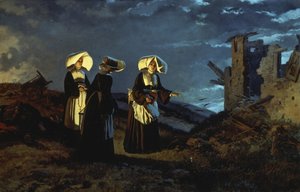 Noite após a batalha de Sedan de Carlo Ademollo