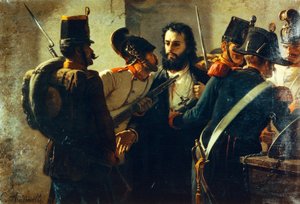 Ugo Bassi na prisão de Comacchio, por Carlo Ademollo (1825-1911)