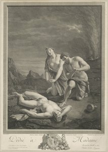 Adão e Eva no cadáver de Abel de Carlo Antonio Porporati