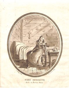 A última prisão de Maria Antonieta de Carlo Antonio Porporati