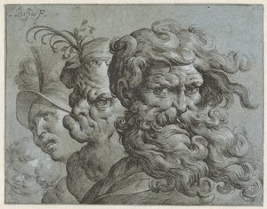Quatro Personagens Chefes de Meninos e Homens de Idades Diferentes
Quatro cabeças de personagens de rapazes e homens de diferentes idades de Carlo Biffi