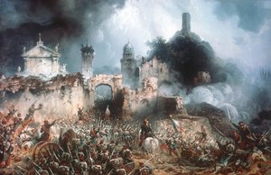 Batalha de Solferino de Carlo Bossoli