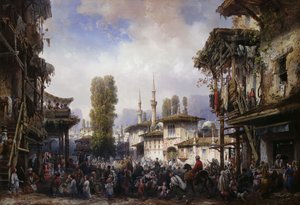 Praça dos Tártaros, Bahceka, 1854