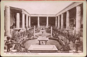 Casa dos Vettii em Pompeia, cerca de 1880 (fotografia)