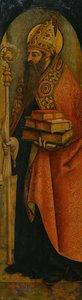 Santo Agostinho, década de 1480 de Carlo Crivelli