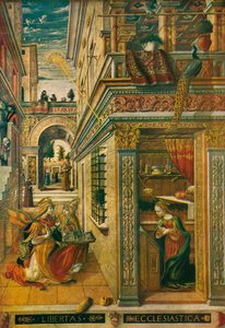 A Anunciação, com São Emídio, 1486, 1911