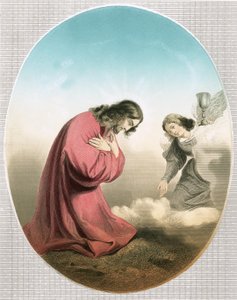 Anjo aparecendo a Cristo de Carlo Dolci