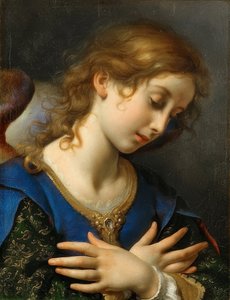 O anjo da Anunciação. Por volta de 1653