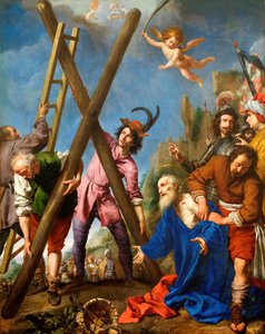 Santo André rezando antes de seu martírio, 1643. de Carlo Dolci