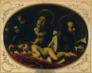 O sonho do infante São João Batista de Carlo Dolci