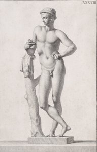 Estátua de Mercúrio, 1734