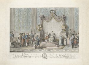 Príncipe de Neuchâtel para Maria Luísa da Áustria de Carlo Lasinio