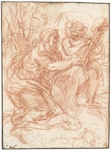Maria Madalena adorando a Cruz de Carlo Maratta
