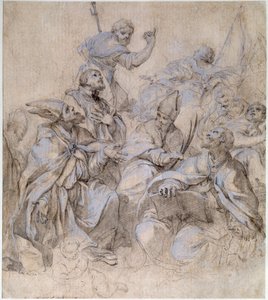 Esboço de um afresco para a Igreja de Santa Maria del Popolo em Roma.