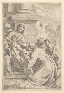 A Adoração dos Magos. de Carlo Maratta or Maratti