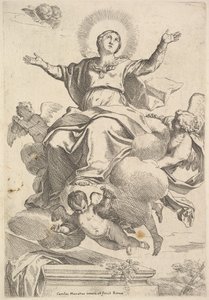 A Assunção da Virgem. de Carlo Maratta or Maratti