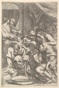 O nascimento da virgem. de Carlo Maratta or Maratti