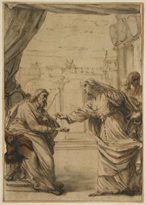 A Família Rospigliosi Homenageando o Papa Clemente IX, 1667-1669 de Carlo Maratta or Maratti