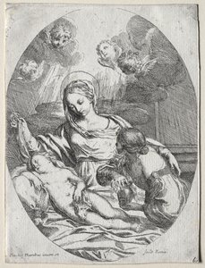 Madonna e criança com a Madalena de Carlo Maratti