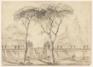 No portão de uma vila de Carlo Marchionni