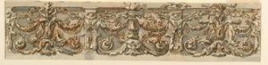 Desenho, Projeto de um Friso, ca. 1770 de Carlo Marchionni
