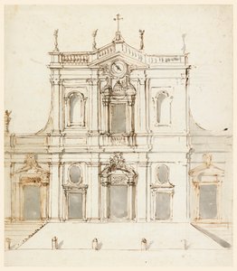 Fachada com as armas Albani