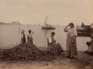 Chioggia, Sob a Marina, c. 1870.
