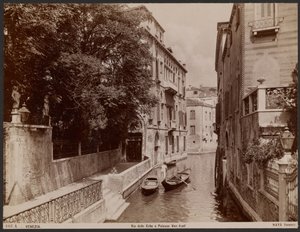 Rio delle Erbe e Palazzo Van-Axel de Carlo Naya