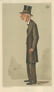 General Visconde Templetown, Upty, 18 de agosto de 1888, desenho animado da Vanity Fair de Carlo Pellegrini