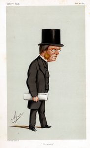 Lyon Playfair, químico escocês, político e administrador, 1875 de Carlo Pellegrini