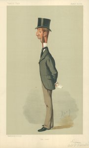 Sr. Rowland Winn, The chicote, 29 de agosto de 1874, cartoon Vanity Fair de Carlo Pellegrini