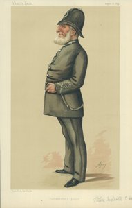 O inspetor de polícia Ebenezer Denning de Carlo Pellegrini