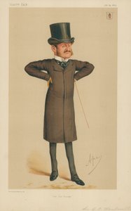 Sir George Orby Wombwell, Nosso Senhor Engrenagem, 24 de janeiro de 1874, desenho animado da Vanity Fair