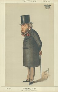 O Duque de Marlborough (cor litho) de Carlo Pellegrini