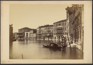 Grande Canal, do Palazzo Grimani a S. Polo de Carlo Ponti