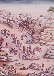 Mineração de diamantes no Brasil de Carlos Juliao