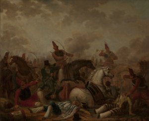 Combate de cavalaria na época de Rosas