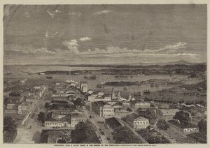 Sebastopol, de uma torre de vigia no centro da cidade