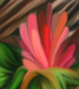 Flor Abstrata de Carol Sousa Cuello