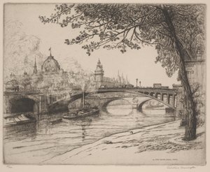 Ponte de Notre Dame, Paris de Caroline Armington