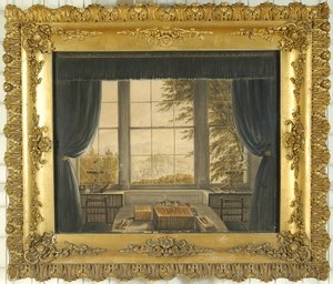 Janela Sul do Estudo de Greta Hall, 1841 de Caroline Bowles