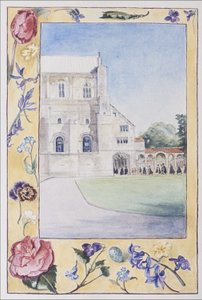 Winchester Cathedral, Choristers fora para a prática, 2007 (wc no papel)