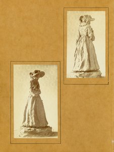 Clay Sketch de Caroline Risque, fotografias de suas esculturas, página um de Caroline Risque
