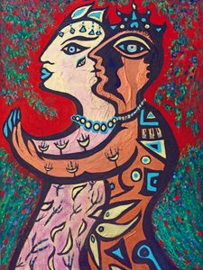 Blesséd Lovers, 2013 (acrílico sobre tela)