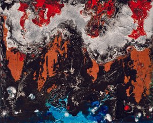 Rapsódia dos elementos, 2012 (acrílico e guache sobre tela)