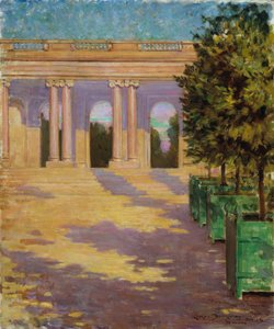 Arcada do Grand Trianon, Versalhes, 1913.