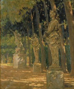 Carrefour no fim do Tapis Vert, Versailles de Carroll Beckwith