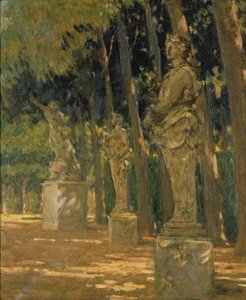 Carrefour no final do Tapis Vert, Versalhes, 1913.