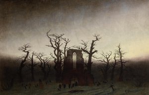 A abadia no carvalhal de Caspar David Friedrich