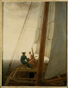 No marinheiro de Caspar David Friedrich
